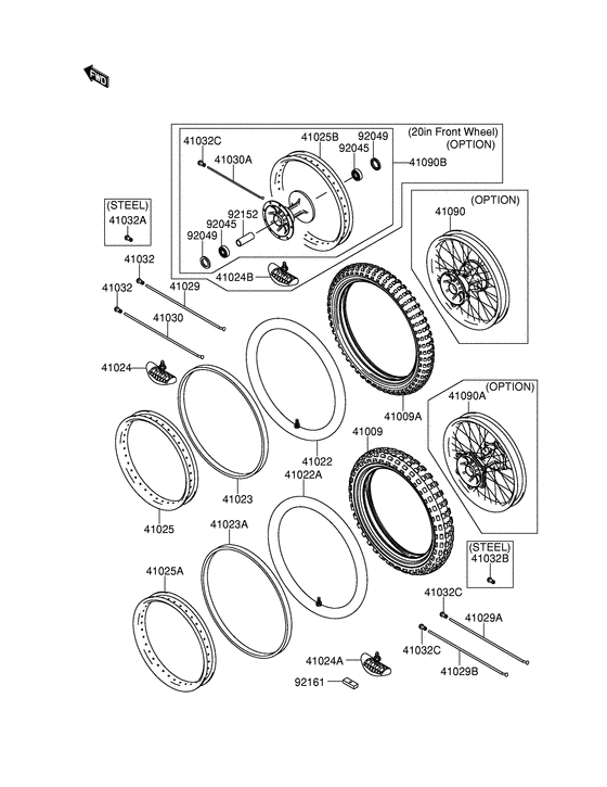RM-Z250 Колеса,покрышки