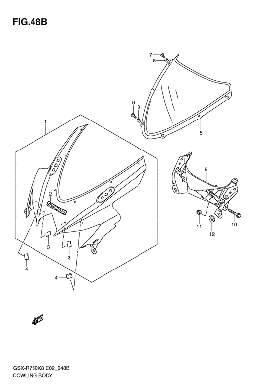 Cowling body