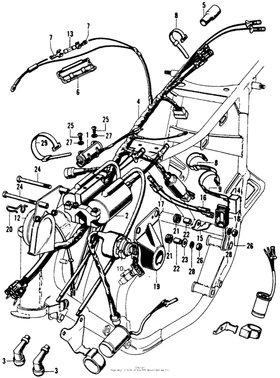 Wire harness + ignition coil