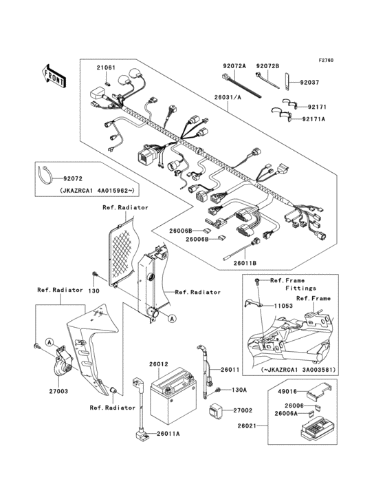 Chassis electrical equipment(a1/a2)