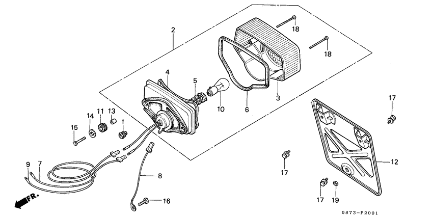 Taillight unit ass`y