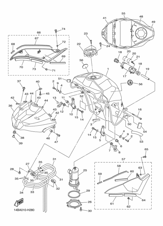 Fuel tank assy