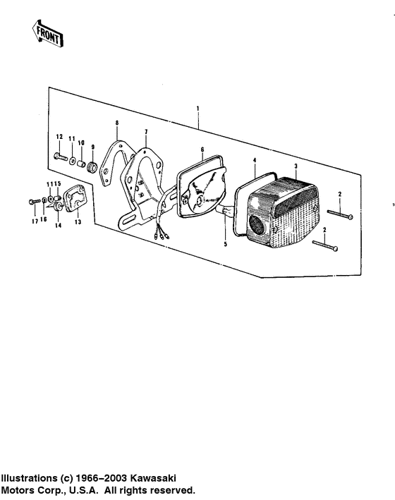 Taillight unit ass`y