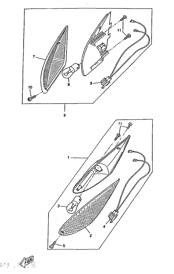 CW50RS Поворотники