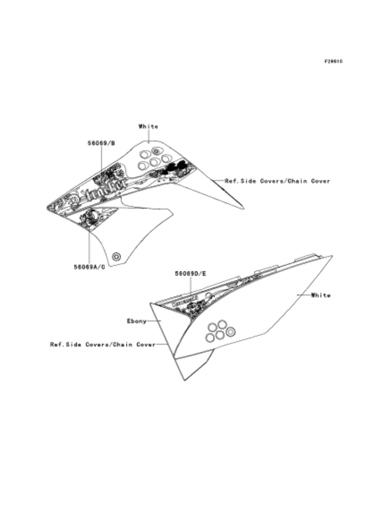 KLX125 Наклейки