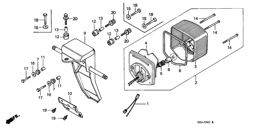 Taillight unit ass`y