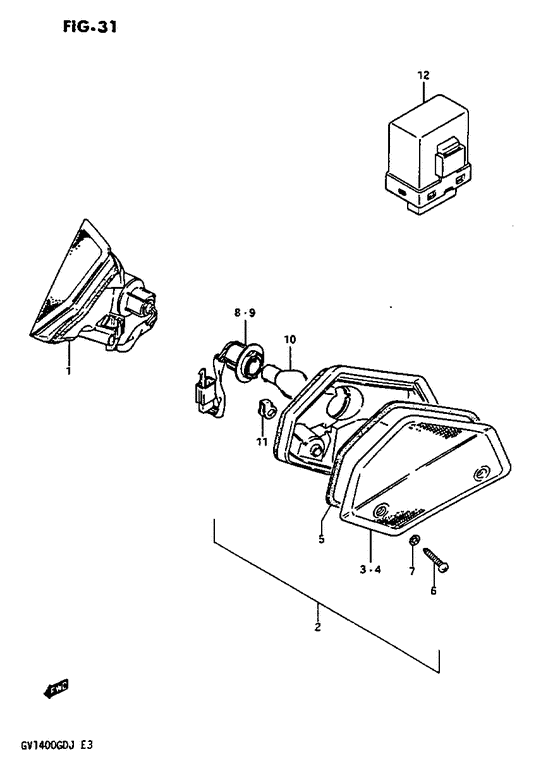 Front turnsignal lamp