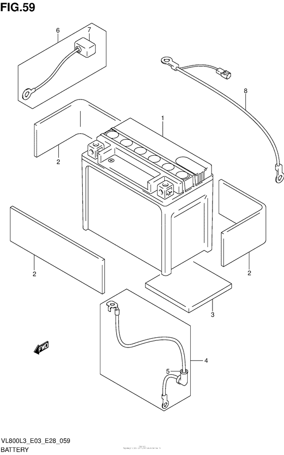 VL800 Аккумулятор