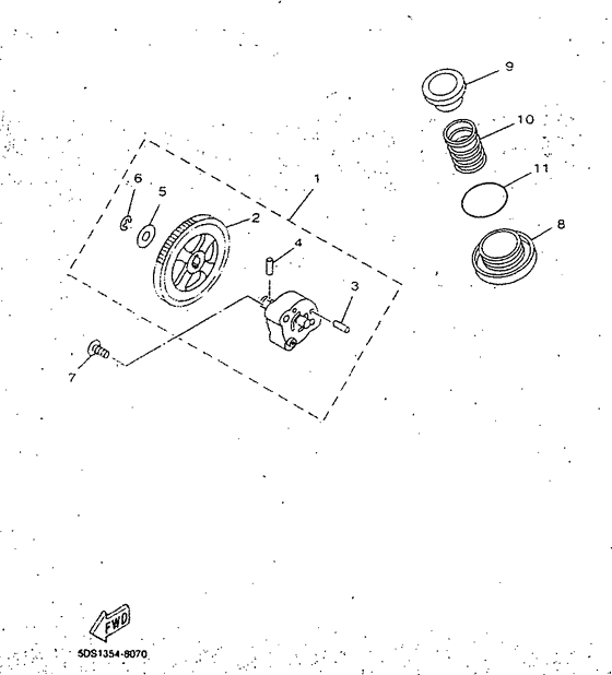 YP125 Масляный насос