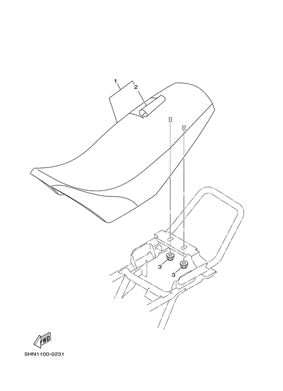 TTR90EV Сиденье