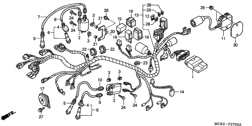 Harness wire