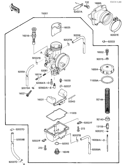 Carburetor assy