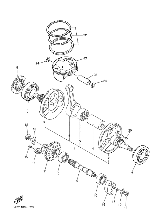 Crankshaft & piston