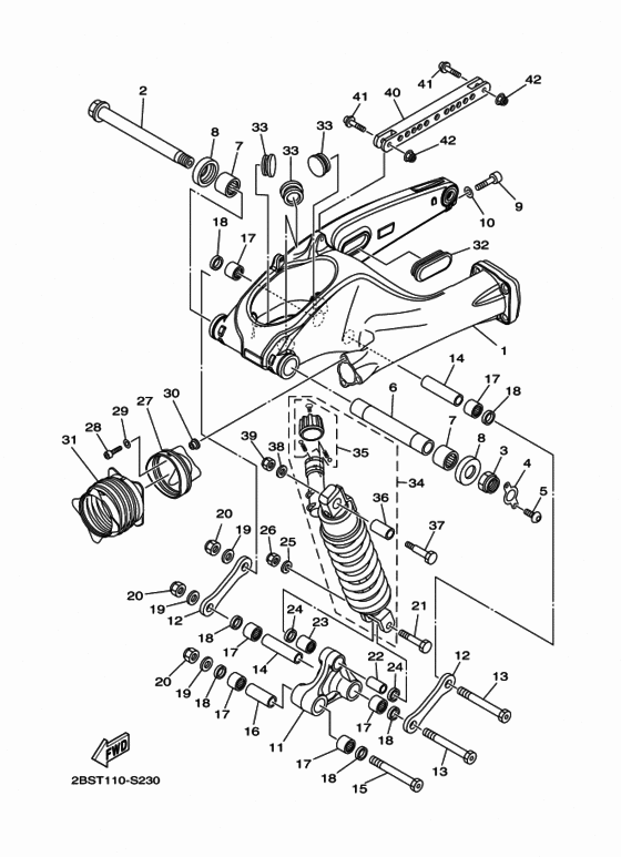 Rear arm & suspension