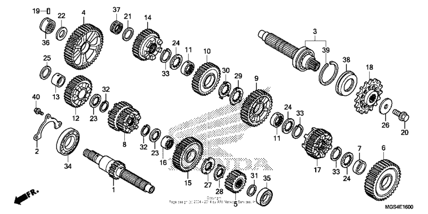 NC700X Transmission (nc700x / xa)