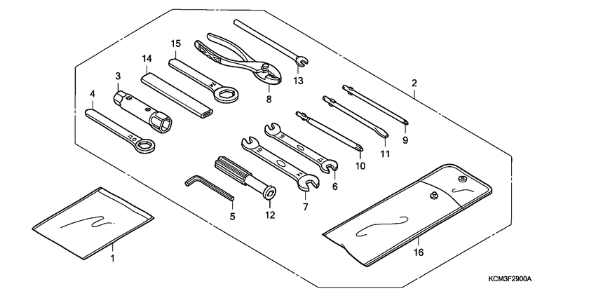 XLR125 Инструмент