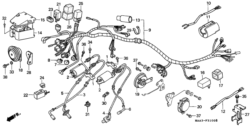 Harness wire