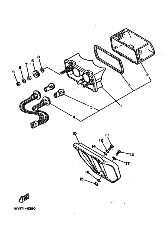 Taillight unit ass`y