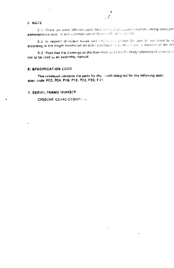 CP50 Catalog preface