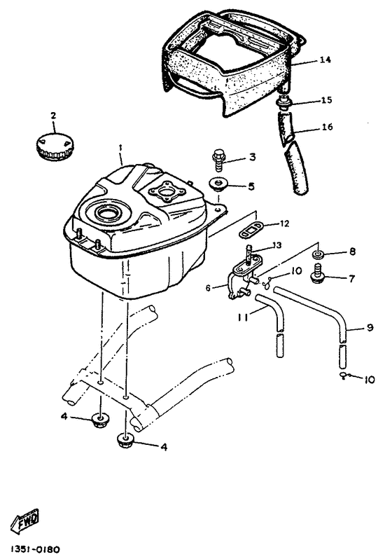 CW50 Топливный бак