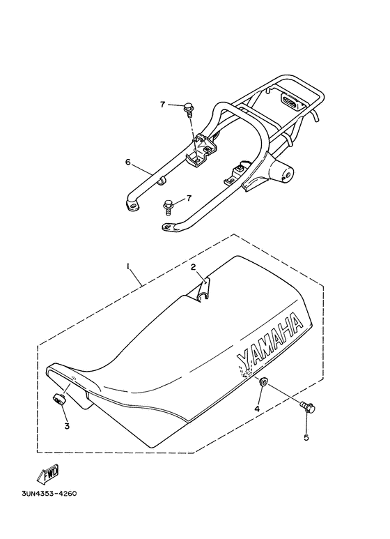 DT50LC Сиденье