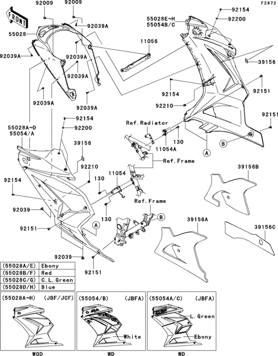 Cowling lowers(jbf-jcf)
