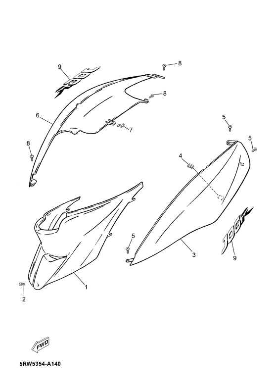 CS50 Боковые обтекатели