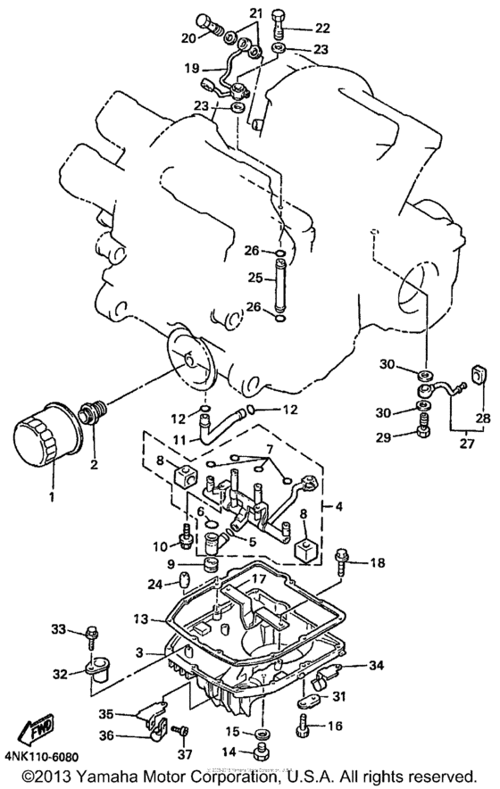 XVZ13LTKC Масляный фильтр