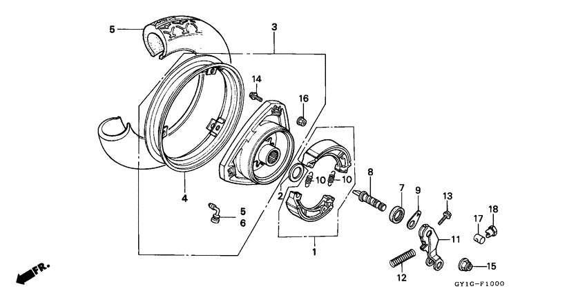 Rear wheel complete assy