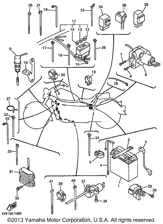 XVZ13LTKC Электрика