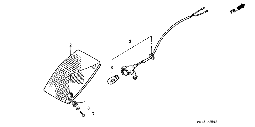 Taillight unit ass`y