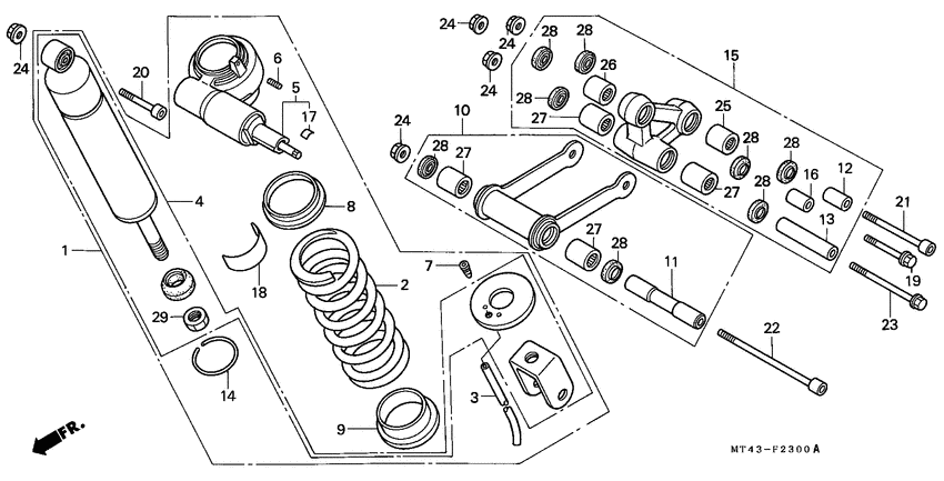 Rear cushion