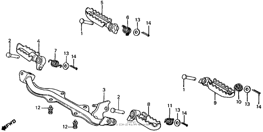 Footpegs