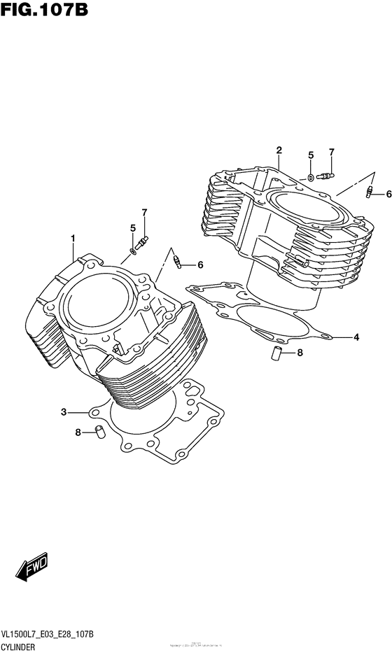 Cylinder (Vl1500Bl7 E28)