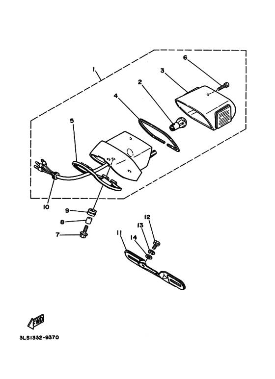 Taillight unit ass`y