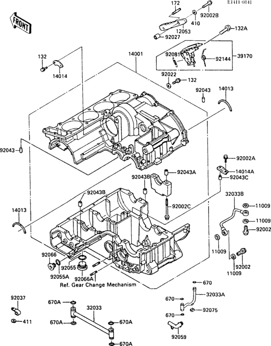 Crankcase(zxt00a-020488-)