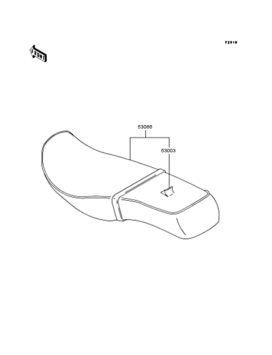 BJ250 Сиденье