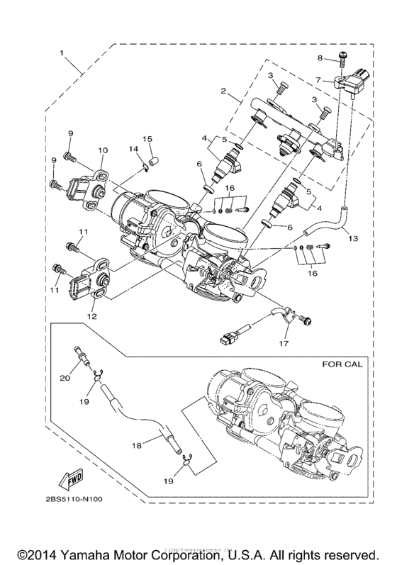 XTZ1200E Впускная система