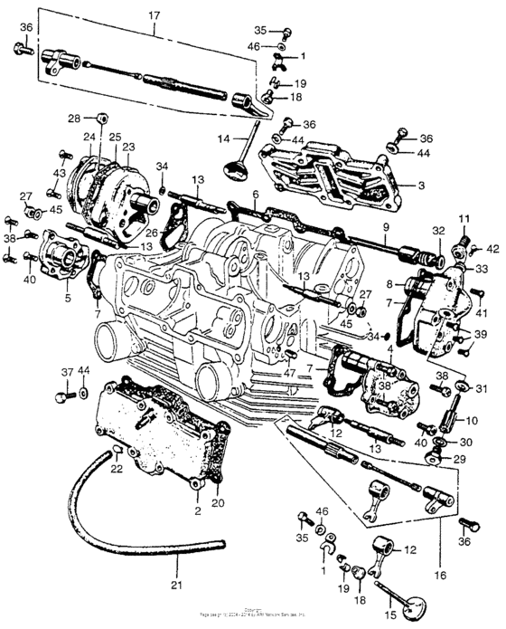 Cylinder head cover + side cover