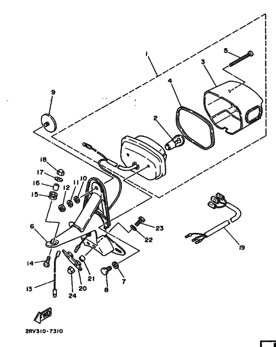 Taillight unit ass`y