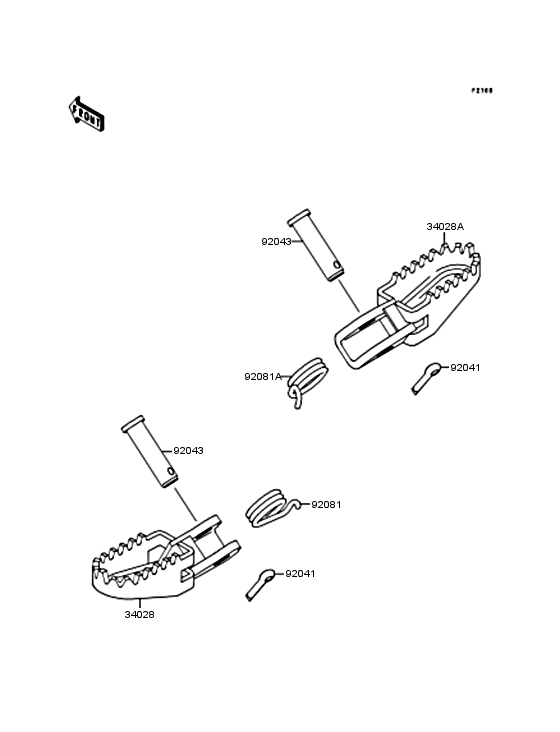 KX60 Подножки