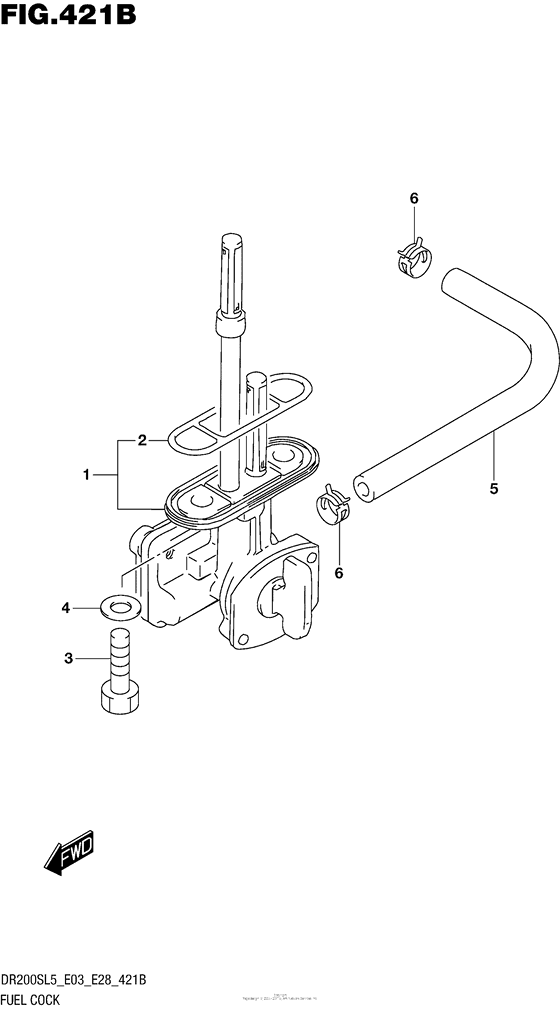 Fuel Cock (Dr200Sl5 E28)