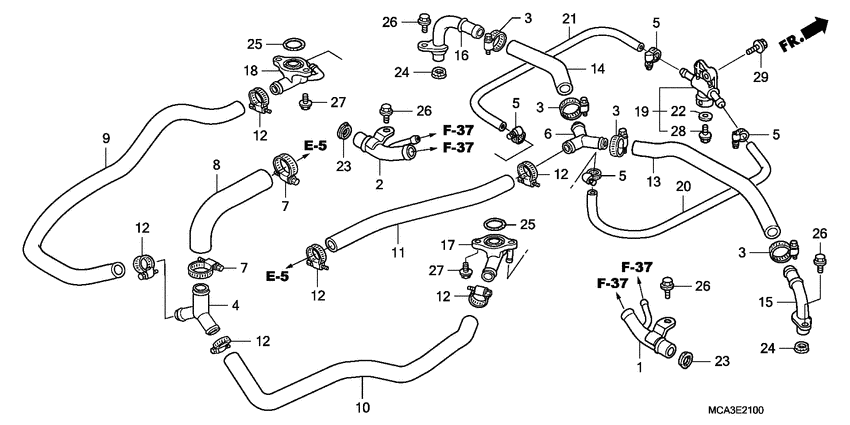 GL1800 (ABS) Труба водная