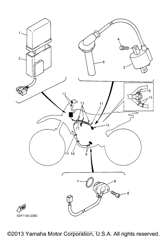 YZ426FP Электрика