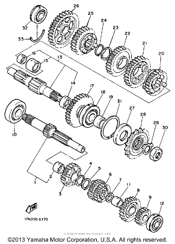 FZX700T Трансмиссия