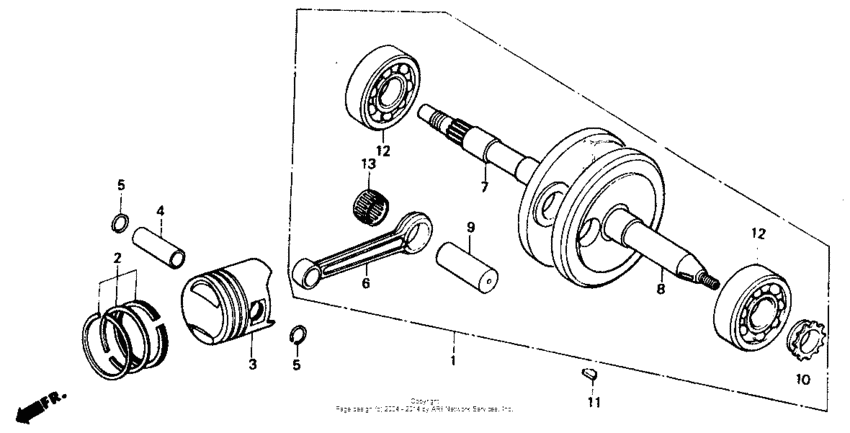 ZB50 Коленвал