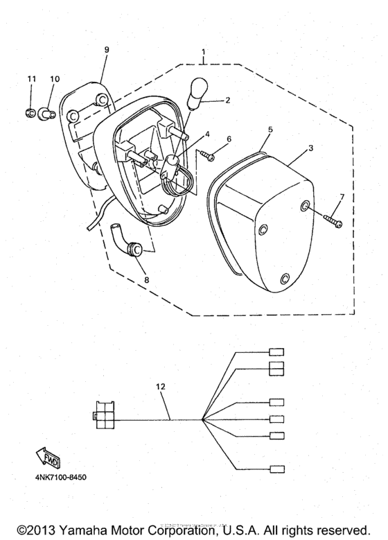 XVZ13AKC Фонарь