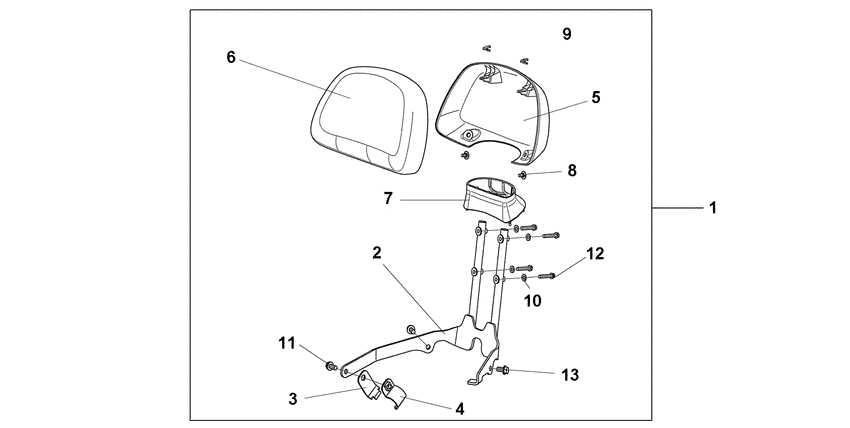 Backrest  *nhb01*