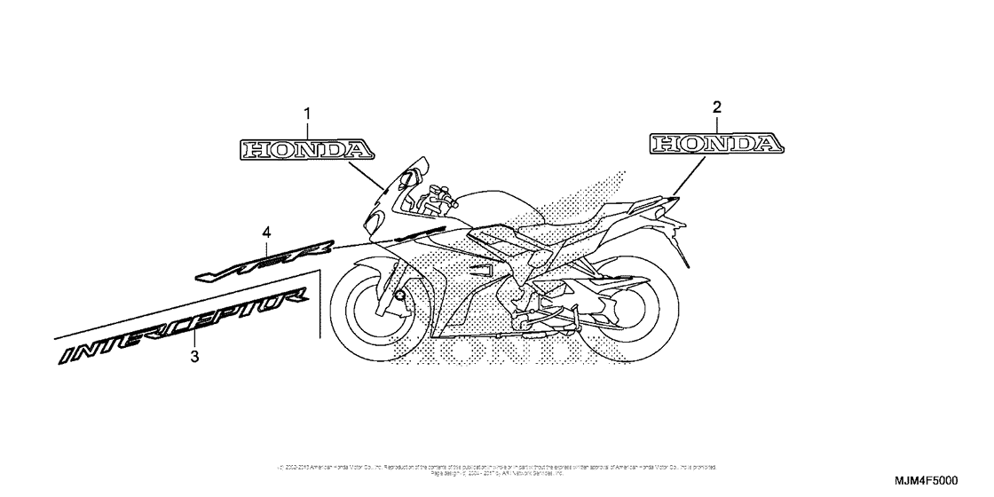 VFR800FD Mark + Emblem