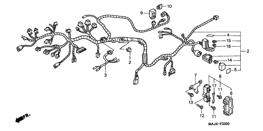 Harness wire